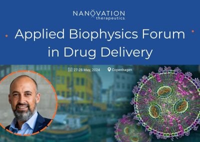 NanoVation CEO interviewed @ Applied Biophysics Forum