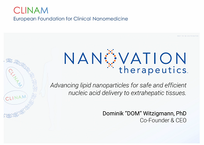 VIDEO: NanoVation CEO Dom Witzigmann at CLINAM 2023